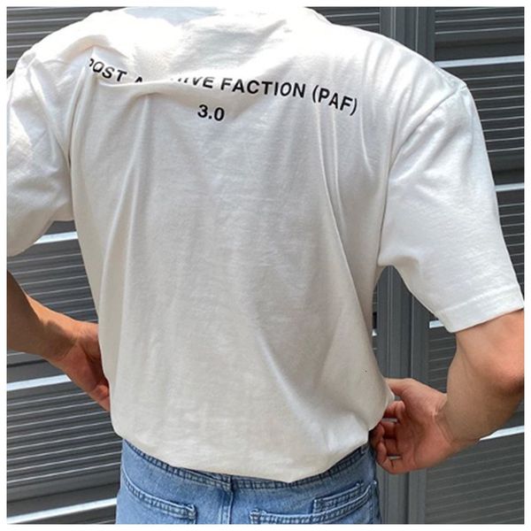2021 new paf 3.0 post archive faction wrinkle design letter printed men's dark street cotton short sleeve t-shirt couple uj9w, White;black 
2021 new paf 3.0 post archive faction wrinkle design letter printed men's dark street cotton short sleeve t-shirt couple uj9w, White;black