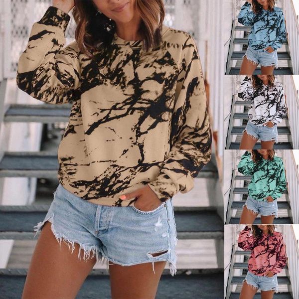 womens casual loose shirts o-neck tie-dye printed long sleeve basic pullover autumn elegant spring summer ruffles blouse, White
womens casual loose shirts o-neck tie-dye printed long sleeve basic pullover autumn elegant spring summer ruffles blouse, White