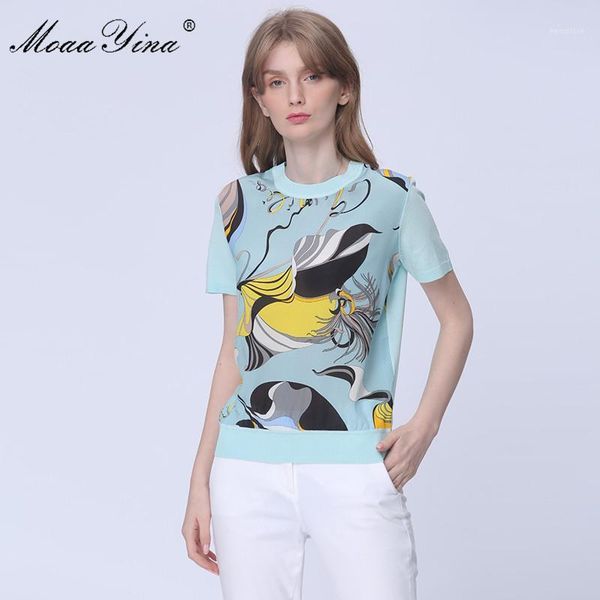 moaayina fashion spring autumn short sleeve knitting women's elegant sky blue print silk wool sweater pullovers1, White;black
moaayina fashion spring autumn short sleeve knitting women's elegant sky blue print silk wool sweater pullovers1, White;black
