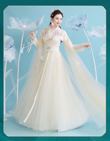 ancient costume hanfu female chinese style super fairy elegant ancient style classical dance performance costume cosplay dress, Black;red
ancient costume hanfu female chinese style super fairy elegant ancient style classical dance performance costume cosplay dress, Black;red