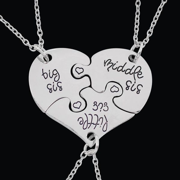 New Hot Female Clavicle Stitching Letters Necklace Charm Heart Shape Chain Necklace For Friends Souvenir Jewelry Gift, Silver
New Hot Female Clavicle Stitching Letters Necklace Charm Heart Shape Chain Necklace For Friends Souvenir Jewelry Gift, Silver