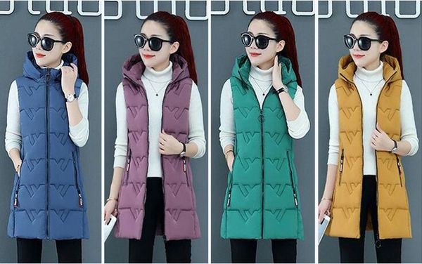 2021 autumn and winter new slim-fit vest mid-length women's down padded jacket, Black;white
2021 autumn and winter new slim-fit vest mid-length women's down padded jacket, Black;white
