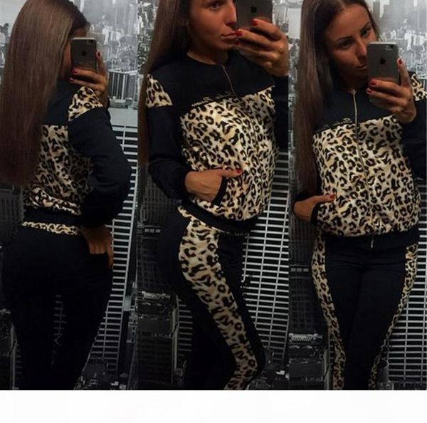 women's autumn winter zipper cardigan tracksuits casual long-sleeved jacket coat female new leopard print two pieces sports suit, Gray
women's autumn winter zipper cardigan tracksuits casual long-sleeved jacket coat female new leopard print two pieces sports suit, Gray