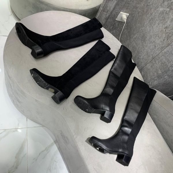 boots thin over the knee elastic s women's w long legs small pepper thick heel winter knight yang mi1, Black
boots thin over the knee elastic s women's w long legs small pepper thick heel winter knight yang mi1, Black