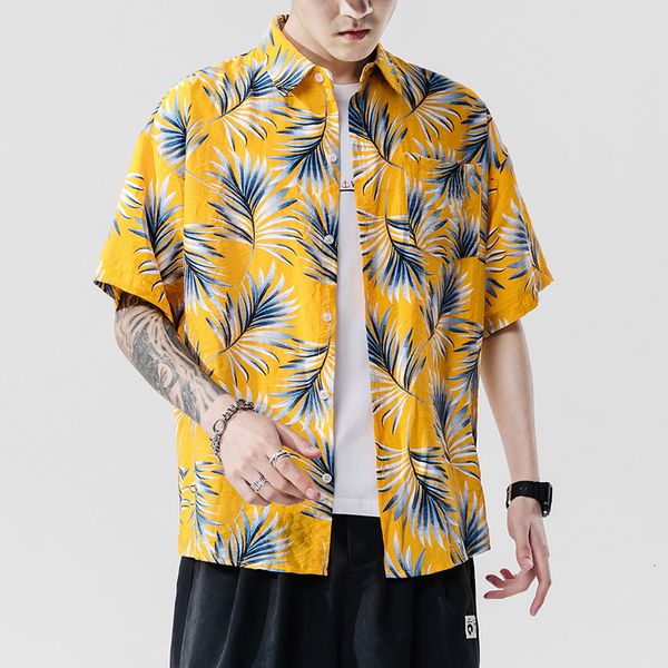 2021 brand new 2021beach summer print flower short sleeves hawaii collar korea style shirt for men's harajuku clothing ug7p, White;black
2021 brand new 2021beach summer print flower short sleeves hawaii collar korea style shirt for men's harajuku clothing ug7p, White;black
