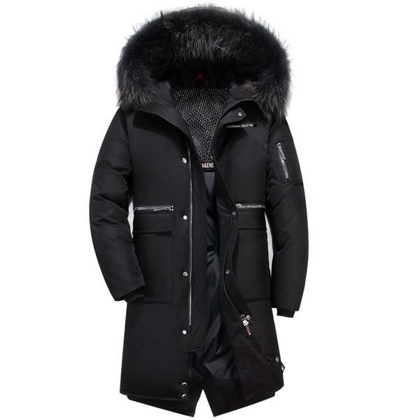 mens down jacket winter long down coat parkas real fur hooded warm thick outwear windbreak overcoat plus size 5xl 6xl y1124, Black
mens down jacket winter long down coat parkas real fur hooded warm thick outwear windbreak overcoat plus size 5xl 6xl y1124, Black