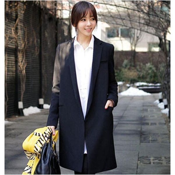 all-match suits jacket long blazer women 2020 spring style female leisure bleiser mujer1, White;black
all-match suits jacket long blazer women 2020 spring style female leisure bleiser mujer1, White;black