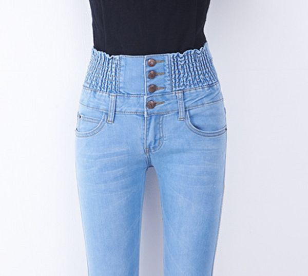 2019 fashion skinny jeans womens denim high waist stretch slim fit pencil pants trousers, Blue
2019 fashion skinny jeans womens denim high waist stretch slim fit pencil pants trousers, Blue