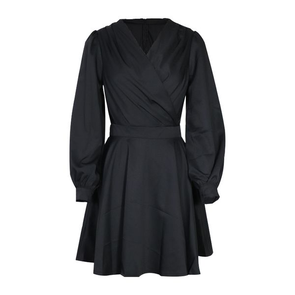 fd121 spot cross-border european and american womens clothing autumn and winter 2020 new fashion elegant dress, White;black
fd121 spot cross-border european and american womens clothing autumn and winter 2020 new fashion elegant dress, White;black