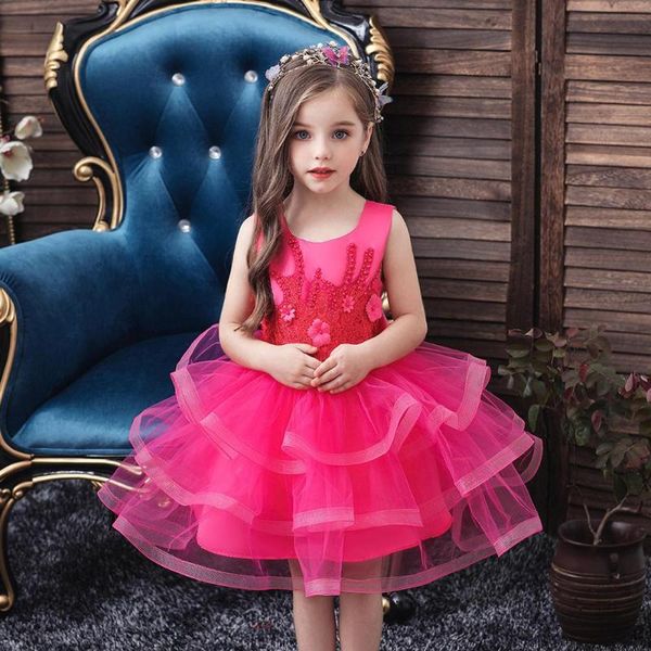 casual dresses rose red floral embroidery&big bow o neck sleeveless multilayer net yarn sweet ball gown dress for girls kids party wear, Black;gray
casual dresses rose red floral embroidery&big bow o neck sleeveless multilayer net yarn sweet ball gown dress for girls kids party wear, Black;gray