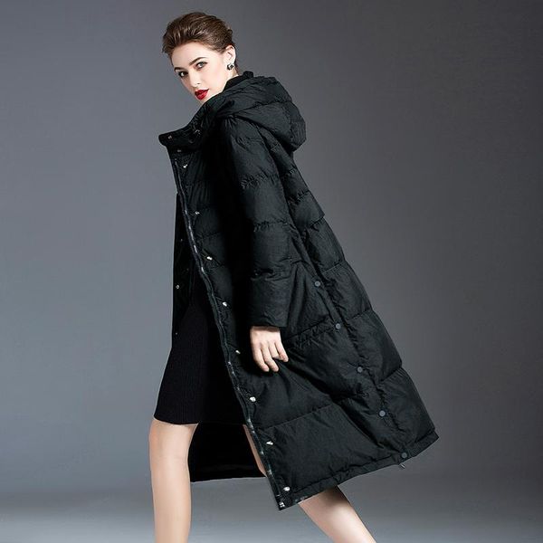 women's down & parkas white-duck-down long women jackets elegant ladies winter warm hooded coat fashion zipper thicken windproo, Black
women's down & parkas white-duck-down long women jackets elegant ladies winter warm hooded coat fashion zipper thicken windproo, Black