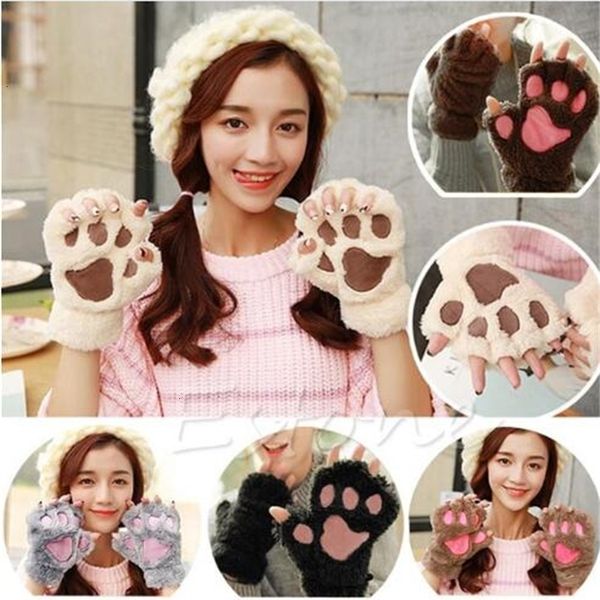 mittens short fingerless bear cat plush paw claw finger glove soft half cover gloves kka2718
mittens short fingerless bear cat plush paw claw finger glove soft half cover gloves kka2718