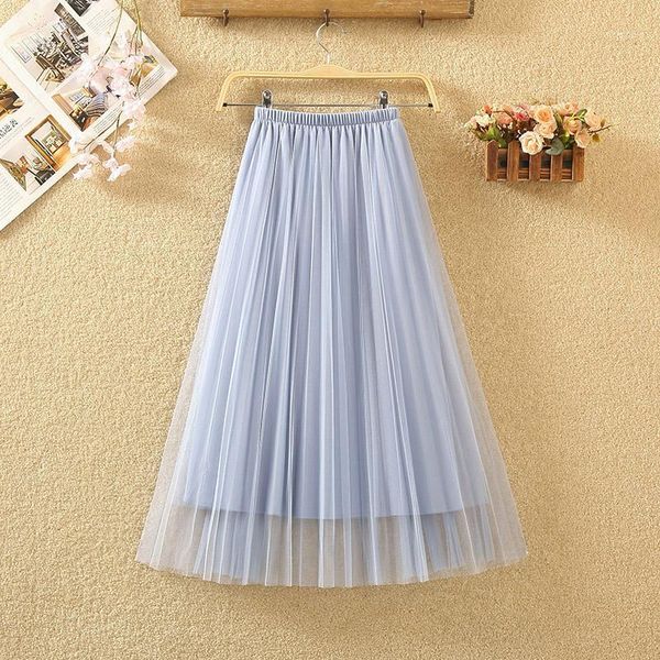 mesh skirt mid autumn winter women's long skirt a-line large pleated fairy long with thin drape1, Black
mesh skirt mid autumn winter women's long skirt a-line large pleated fairy long with thin drape1, Black