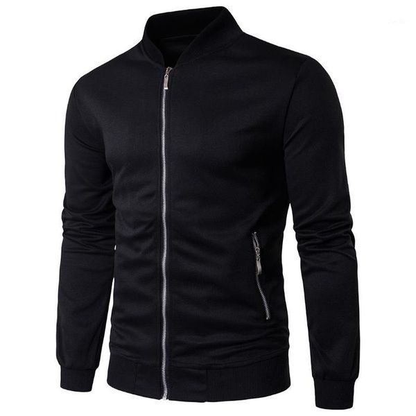 2020 spring new style men's cardigan hoodie fashion solid color england trend stand collar hoodie coat d0031, Black
2020 spring new style men's cardigan hoodie fashion solid color england trend stand collar hoodie coat d0031, Black