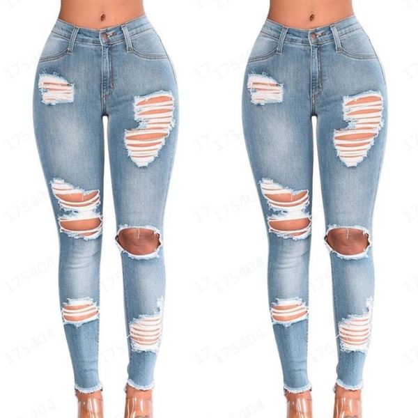 vicabo womens ripped skinny jeans ladies casual destroyed pants slim fit hole high waist streetwear denim trousers zipper, Blue
vicabo womens ripped skinny jeans ladies casual destroyed pants slim fit hole high waist streetwear denim trousers zipper, Blue