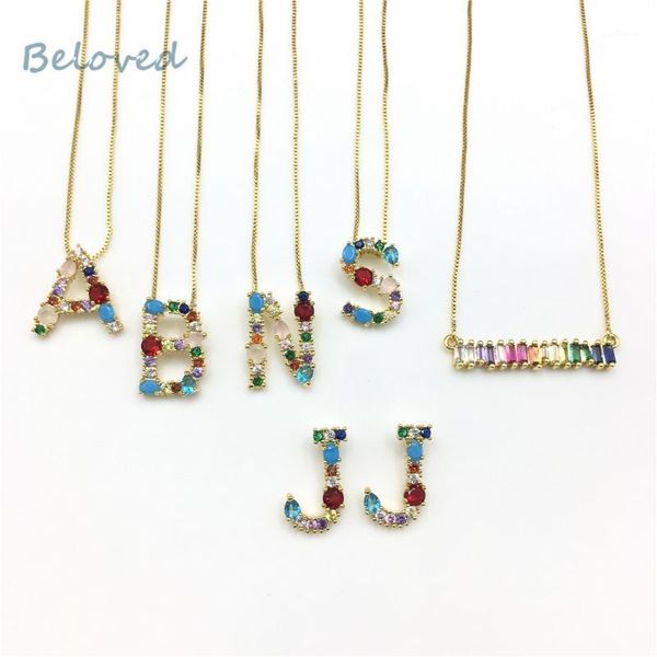 micro paved rainbow cubic cz zirconia initial letter pendant charms, a-z alphabet women nacklace,bg183171, Silver
micro paved rainbow cubic cz zirconia initial letter pendant charms, a-z alphabet women nacklace,bg183171, Silver