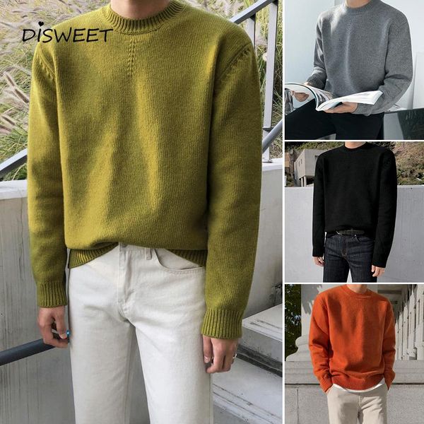 knitted solid sweater men korean loose long sleeve slim o-neck sweater men's casual warm boy 2020, White;black
knitted solid sweater men korean loose long sleeve slim o-neck sweater men's casual warm boy 2020, White;black