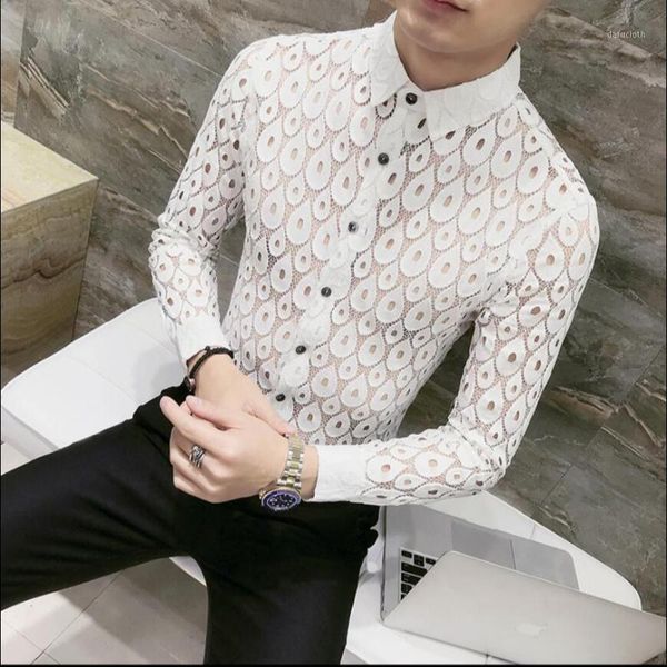 3xl summer personality fashion lace hollow shirts men's long-sleeved korean self-cultivation hair stylist nightclub shirt tide1, White;black
3xl summer personality fashion lace hollow shirts men's long-sleeved korean self-cultivation hair stylist nightclub shirt tide1, White;black