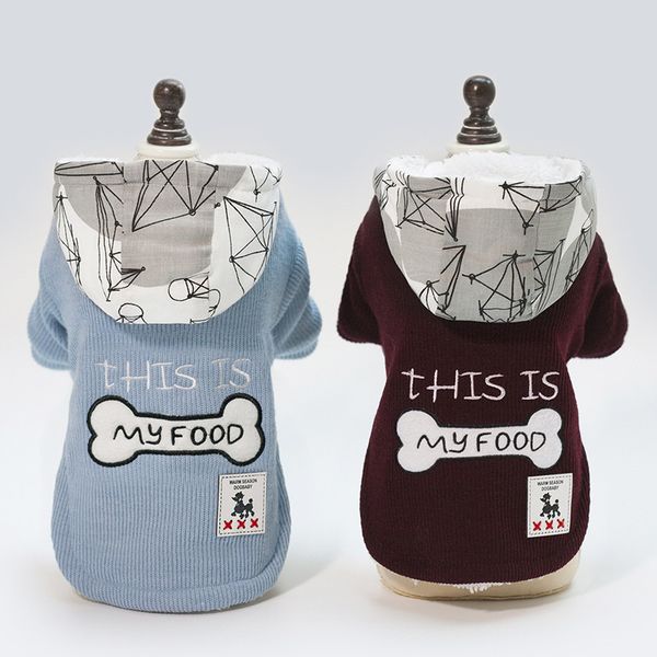 pet clothing autumn and winter the new fashion casual dog bone pattern dog coat small dog keep warm wear a hat dog's clothes
pet clothing autumn and winter the new fashion casual dog bone pattern dog coat small dog keep warm wear a hat dog's clothes