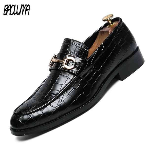 men dress shoes leather brown formal man wedding shoe elegant luxury suit shoes big size fashion party shoes pointed toe flats y200420, Black
men dress shoes leather brown formal man wedding shoe elegant luxury suit shoes big size fashion party shoes pointed toe flats y200420, Black