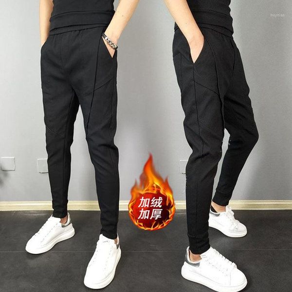 winter plush pants men's trendy small leg cropped casual pants slim fit and versatile harlan net red same leggings1, Black
winter plush pants men's trendy small leg cropped casual pants slim fit and versatile harlan net red same leggings1, Black