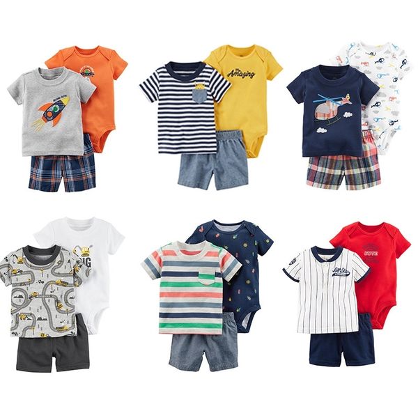 baby boy clothes print t shirt +rompers+shorts newborn set infant clothing fashion costume new born suit summer outfits y200323, White
baby boy clothes print t shirt +rompers+shorts newborn set infant clothing fashion costume new born suit summer outfits y200323, White