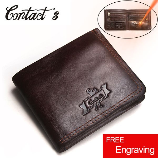 contact's genuine leather wallet men vintage brand money bag zip coin purse wallets bifold card holder dollar price c1115, Red;black
contact's genuine leather wallet men vintage brand money bag zip coin purse wallets bifold card holder dollar price c1115, Red;black