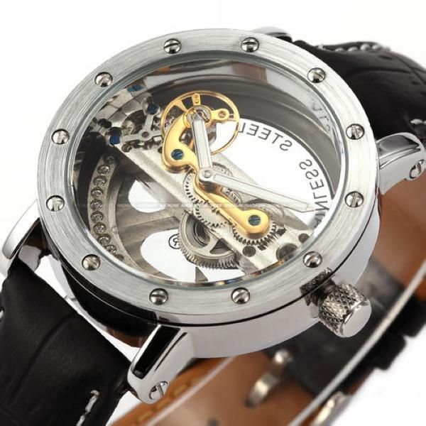 wristwatches 2021 transparent fashion diamond display luminous automatic movement retro royal design men mechanical skeleton wrist watches, Slivery;brown
wristwatches 2021 transparent fashion diamond display luminous automatic movement retro royal design men mechanical skeleton wrist watches, Slivery;brown