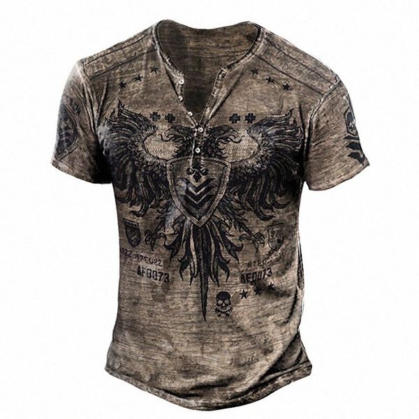 men's henley shirt t shirt graphic skull eagle henley street casual button-down print short sleeve basic casual classic big and tall b, White;black
men's henley shirt t shirt graphic skull eagle henley street casual button-down print short sleeve basic casual classic big and tall b, White;black