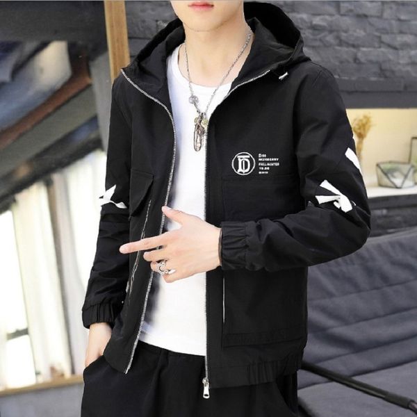 2021 the new men's fashions casual striped jackets new jacket trend with hood baseball cap streetwear coat fiuc, Black;brown
2021 the new men's fashions casual striped jackets new jacket trend with hood baseball cap streetwear coat fiuc, Black;brown