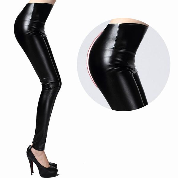autumn winter plus velvet pu leather pants women tight elastic high waist trouser club party pure color skinny pencil pants, Black;white
autumn winter plus velvet pu leather pants women tight elastic high waist trouser club party pure color skinny pencil pants, Black;white