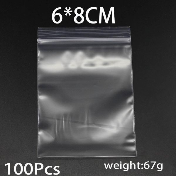 100pcs/pack 4*6/5*7/6*8/7*10cm bulk thick jewelry packaging zip zipped lock reclosable plastic poly clear bags for diy stockpile wmtcnt
100pcs/pack 4*6/5*7/6*8/7*10cm bulk thick jewelry packaging zip zipped lock reclosable plastic poly clear bags for diy stockpile wmtcnt