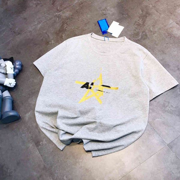 2022 factory wholesale new model summer star gold woven embroidery grey short sleeve casual t-shirt unisex, White;black
2022 factory wholesale new model summer star gold woven embroidery grey short sleeve casual t-shirt unisex, White;black