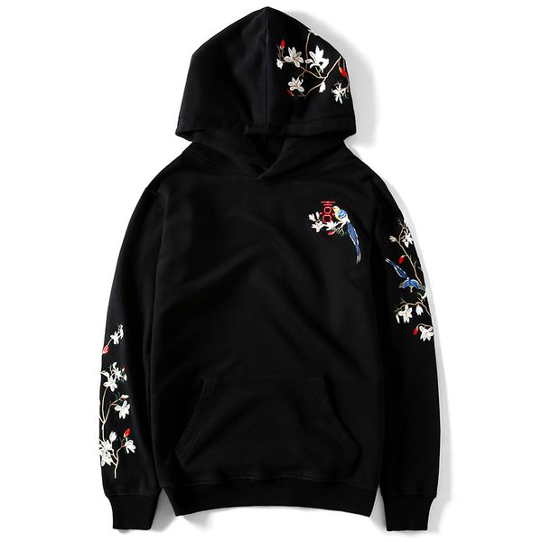 embroidered "bird & tree" funny chinese style men hoodies outerwear casual hoodie sweatshirt streetwear, Black
embroidered "bird & tree" funny chinese style men hoodies outerwear casual hoodie sweatshirt streetwear, Black