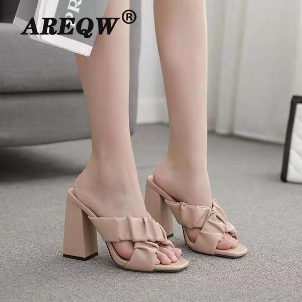 sandals woman summer square head serpentine slippers fashion wine glass mules high heels slipper shoes, Black
sandals woman summer square head serpentine slippers fashion wine glass mules high heels slipper shoes, Black