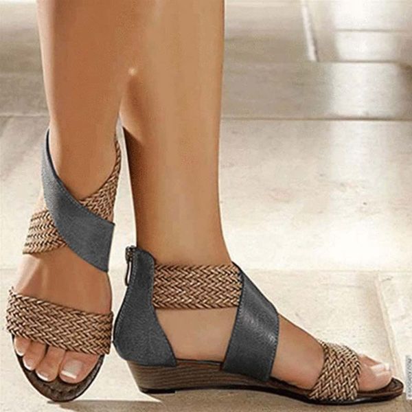 2021 summer sandals shoes women fashion bohemia style beach comfortable shoes woman retro weave wedge female sandals plus size, Black
2021 summer sandals shoes women fashion bohemia style beach comfortable shoes woman retro weave wedge female sandals plus size, Black