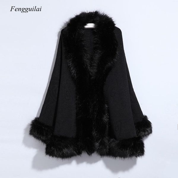 winter fur coat women cape plus size crochet poncho autumn winter faux fur cape coat warm outwear black
winter fur coat women cape plus size crochet poncho autumn winter faux fur cape coat warm outwear black