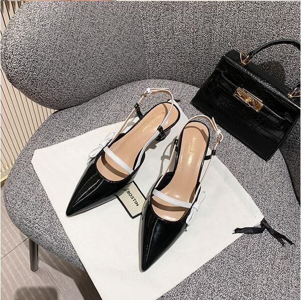 women sandals fashion party wedding shopping black white pointed bowtie slides outdoor shoes size 35-40 ing
women sandals fashion party wedding shopping black white pointed bowtie slides outdoor shoes size 35-40 ing