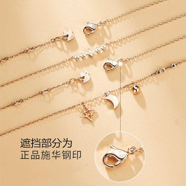 luxury ghost two-in-one double layer star moon necklace star and moon pendant swarovski elements crystal clavicle chain womens fashion desig, Silver
luxury ghost two-in-one double layer star moon necklace star and moon pendant swarovski elements crystal clavicle chain womens fashion desig, Silver