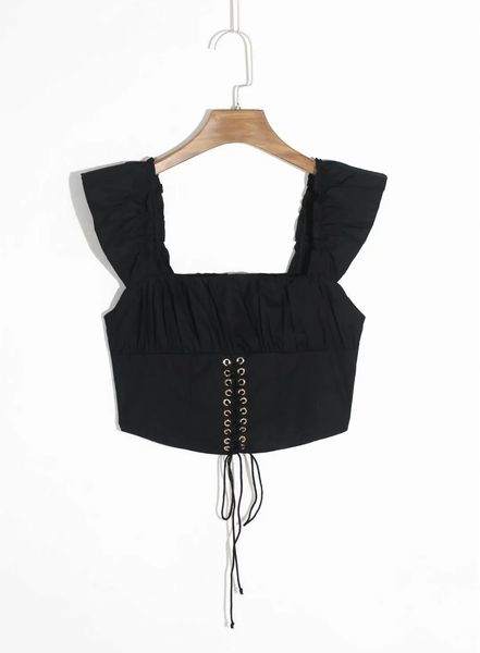 new european and american bandage strap women's 2021 summer waist fold vest 8f4t, White
new european and american bandage strap women's 2021 summer waist fold vest 8f4t, White