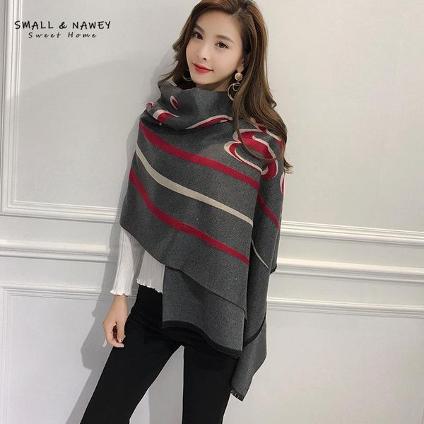 scarves 65*180cm autumn and winter scarf letter pattern imitation cashmere brushed double-sided shawl dual-use ladies, Blue;gray
scarves 65*180cm autumn and winter scarf letter pattern imitation cashmere brushed double-sided shawl dual-use ladies, Blue;gray