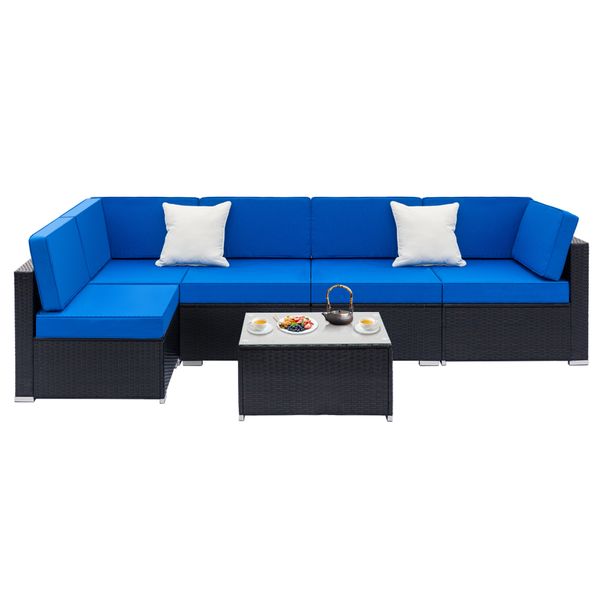 6 pcs outdoor garden pe wicker rattan corner sofa set garden terrace balcony leisure sofa furniture
6 pcs outdoor garden pe wicker rattan corner sofa set garden terrace balcony leisure sofa furniture