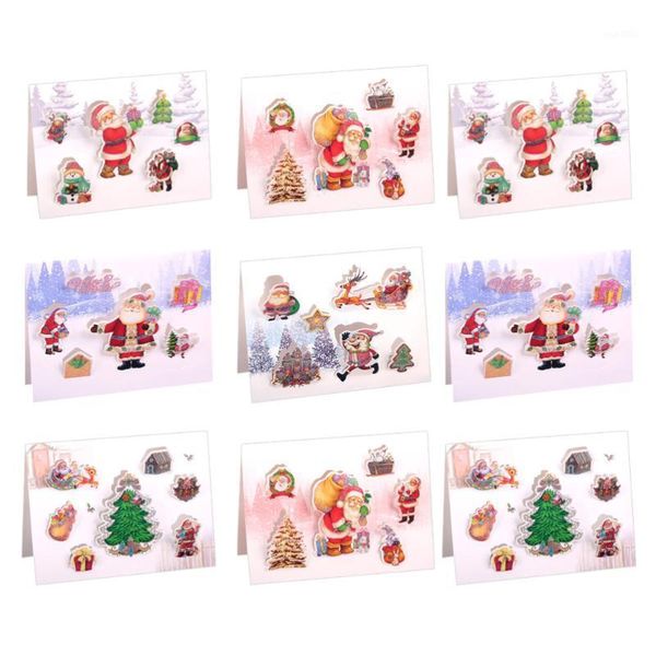 9 pcs santa clause cards greeting cards holiday greeting christmas paper for festival xmas party gift1
9 pcs santa clause cards greeting cards holiday greeting christmas paper for festival xmas party gift1