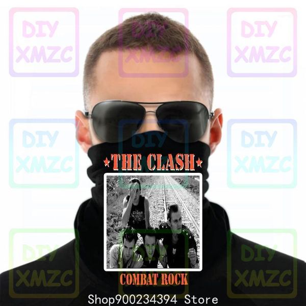 the clash combat rock punk rock mens bandana1, Blue;gray 
the clash combat rock punk rock mens bandana1, Blue;gray