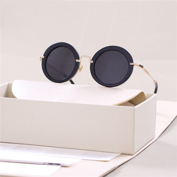 wind round frame super black cool travel street female small long face net red personality ins sunglasses, White;black
wind round frame super black cool travel street female small long face net red personality ins sunglasses, White;black