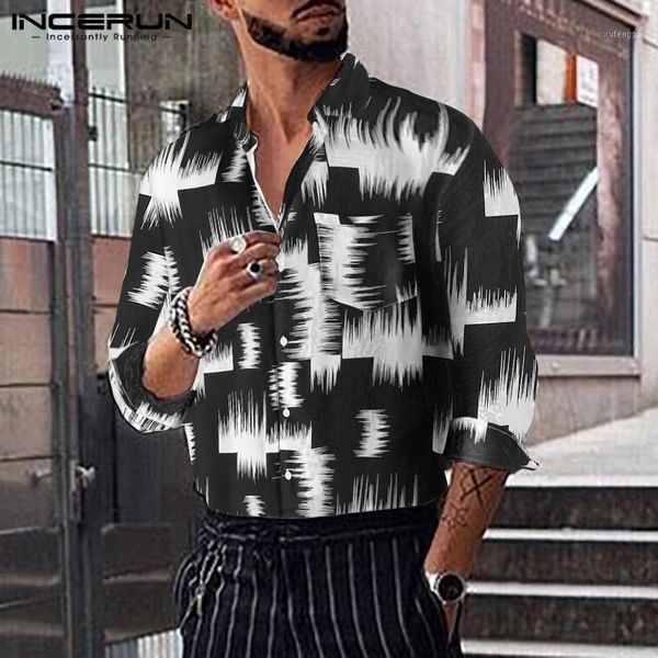 2021 fashion print men business shirt dress long sleeve pockets lapel collar streetwear loose casual hawaiian shirt men incerun1, White;black
2021 fashion print men business shirt dress long sleeve pockets lapel collar streetwear loose casual hawaiian shirt men incerun1, White;black
