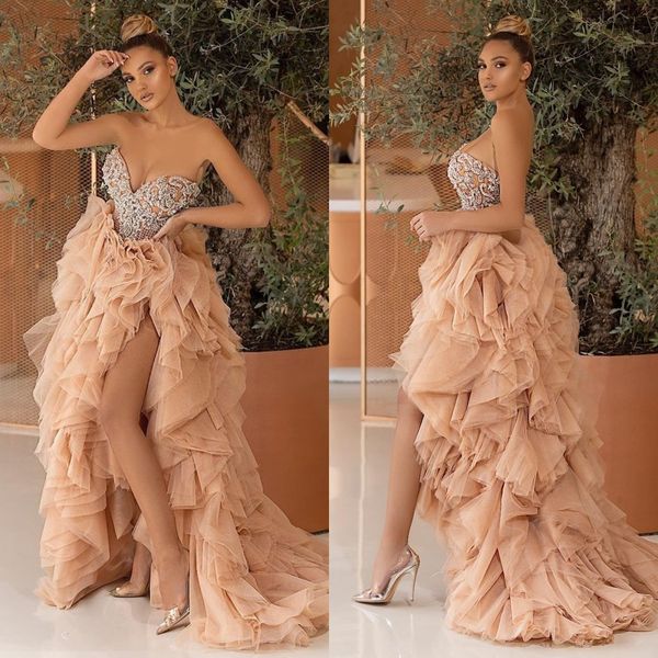 sweetheart a line evening dresses lace beading tiered fluffy party celebrity dress backless vestido de novia, Black;red
sweetheart a line evening dresses lace beading tiered fluffy party celebrity dress backless vestido de novia, Black;red