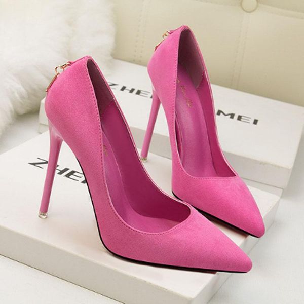 dress shoes women's fashion is contracted fine duty tall with suede shallow mouth pointy woman's sole shoe high heel, Black
dress shoes women's fashion is contracted fine duty tall with suede shallow mouth pointy woman's sole shoe high heel, Black