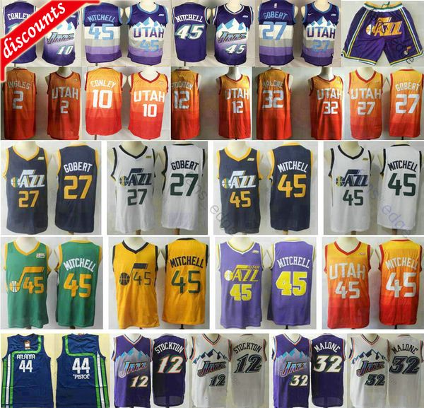donovan #45 mitchell rudy gobert mike 10 conley joe 2 ingles john 12 stockton karl 32 malone 44 pistol basketball jerseys, Black;red
donovan #45 mitchell rudy gobert mike 10 conley joe 2 ingles john 12 stockton karl 32 malone 44 pistol basketball jerseys, Black;red