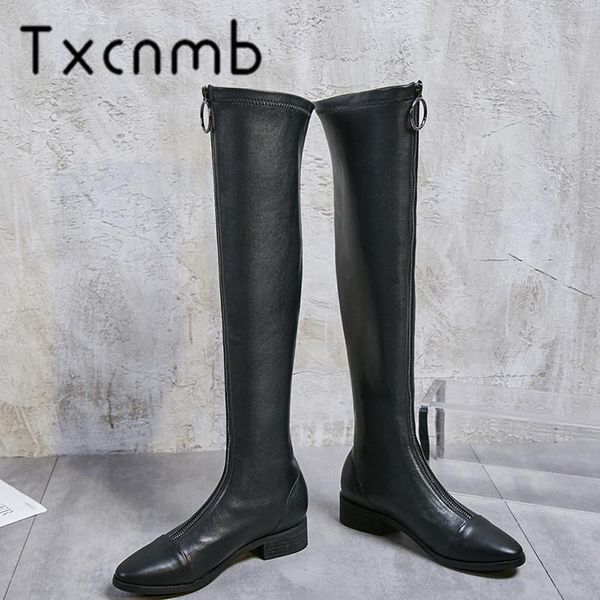 boots txcnmb 2021 women over the knee for winter genuine leather high heel shoes woman size 41 42 431, Black
boots txcnmb 2021 women over the knee for winter genuine leather high heel shoes woman size 41 42 431, Black